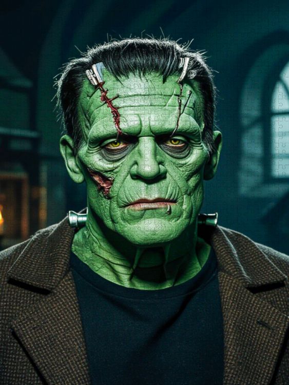 Produktbild: CALVENDO Puzzle Frankenstein's Monster | 1000 Teile Lege-Gr&ouml;&szlig;e 64x48cm Foto-Puzzle f&uuml;r gl&uuml;ckliche Stunden