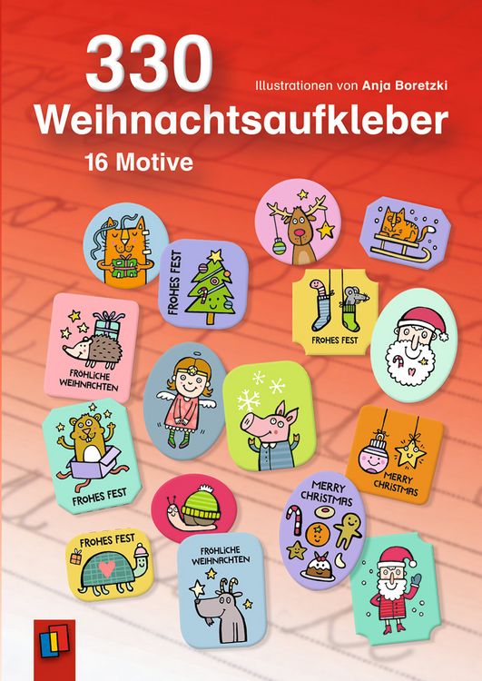 Produktbild: 330 Weihnachtsaufkleber