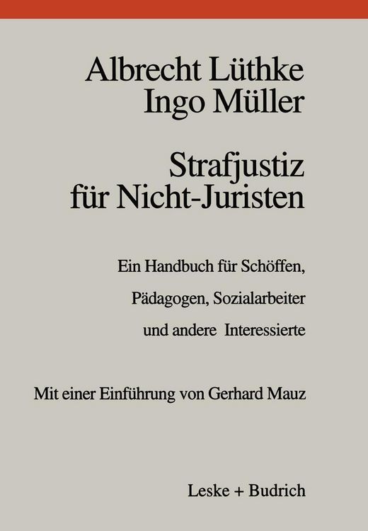 Produktbild: Strafjustiz f&uuml;r Nicht-Juristen