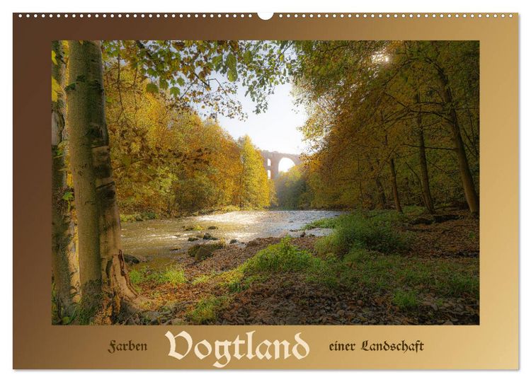 Produktbild: Vogtland - Farben einer Landschaft (Wandkalender 2026 DIN A2 quer), CALVENDO Monatskalender