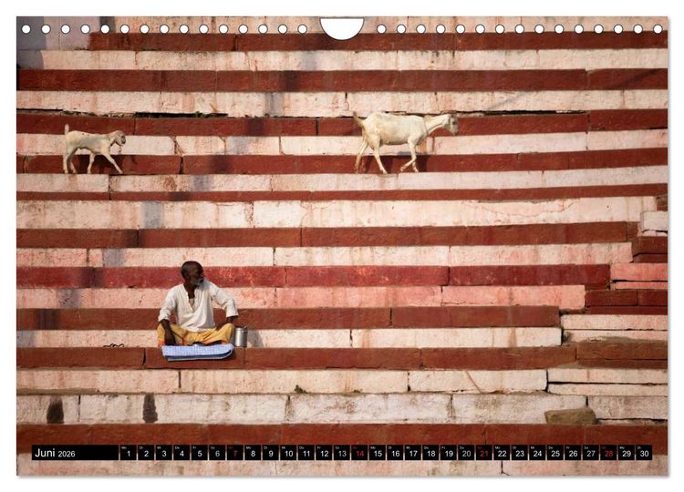 Produktbild: Indien - Varanasi (Wandkalender 2026 DIN A4 quer), CALVENDO Monatskalender