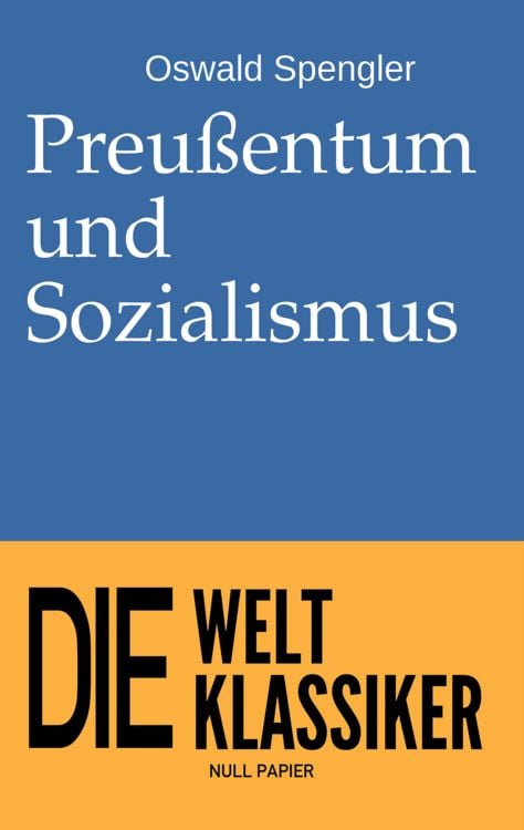 Produktbild: Preu&szlig;entum und Sozialismus