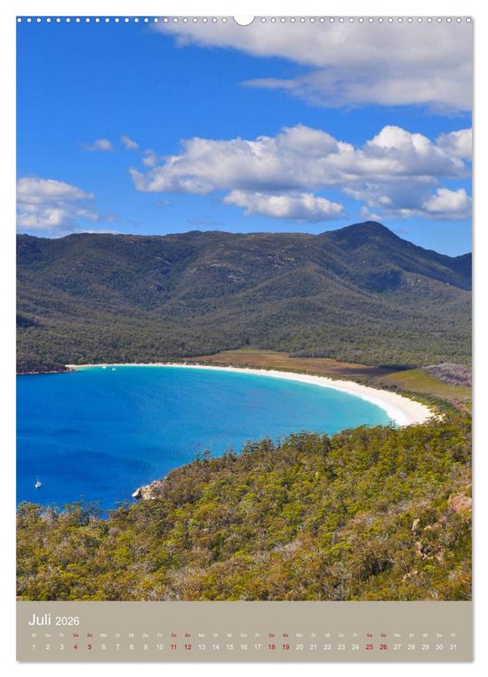 Produktbild: Erlebe mit mir Tasmanien (hochwertiger Premium Wandkalender 2026 DIN A2 hoch), Kunstdruck in Hochglanz