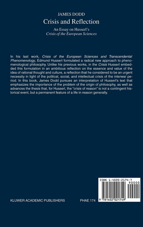 Produktbild: Crisis and Reflection