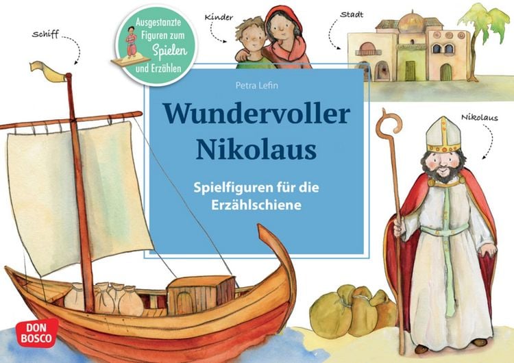Produktbild: Wundervoller Nikolaus. Erz&auml;hlschienen-Figurenset