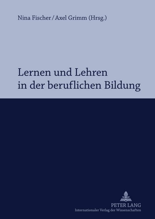 Produktbild: Lernen und Lehren in der beruflichen Bildung