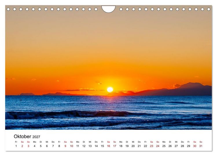 Produktbild: Magische Sonnenunterg&auml;nge (Wandkalender 2027 DIN A4 quer), CALVENDO Monatskalender