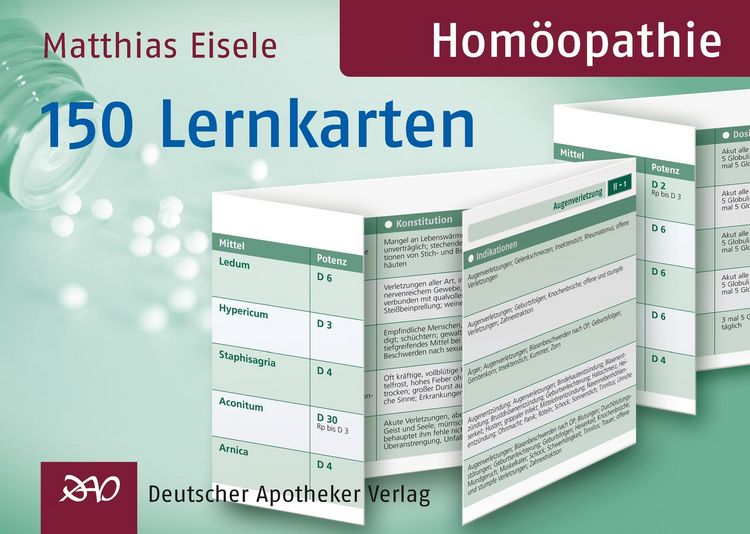 Produktbild: Hom&ouml;opathie - 150 Lernkarten