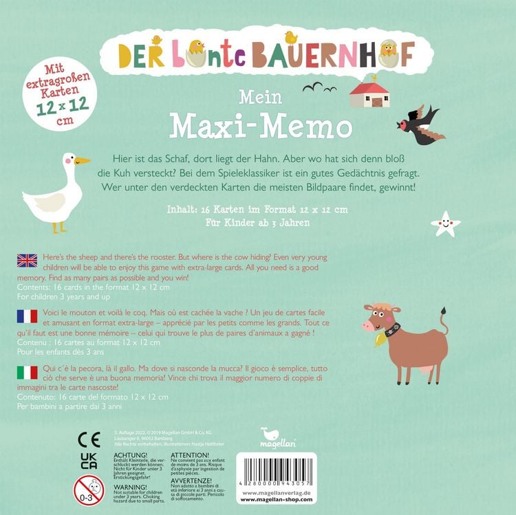Produktbild: Der bunte Bauernhof - Mein Maxi-Memo