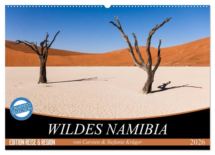 Produktbild: Wildes Namibia (Wandkalender 2026 DIN A2 quer), CALVENDO Monatskalender