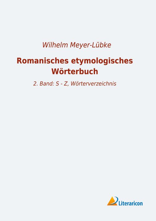 Produktbild: Romanisches etymologisches W&ouml;rterbuch