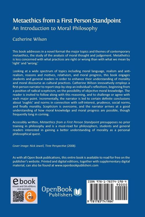 Produktbild: Metaethics from a First Person Standpoint