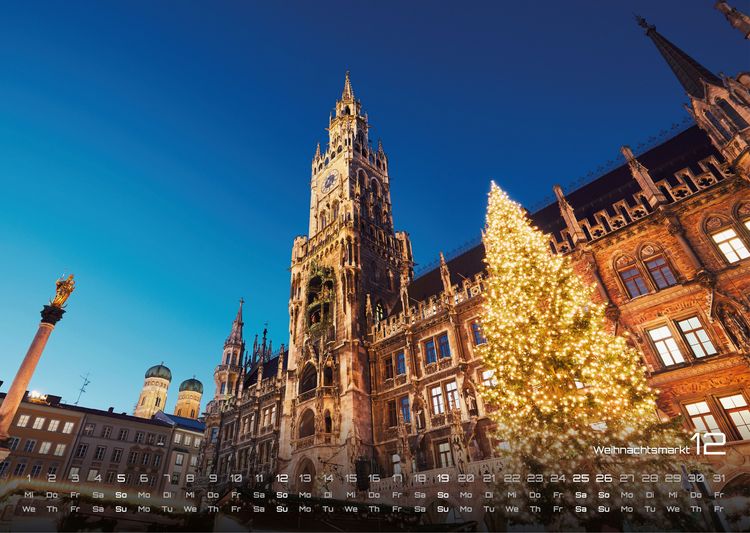 Produktbild: M&uuml;nchen - Zwischen Alpenblick und Altstadtflair - 2027 - Kalender DIN A3