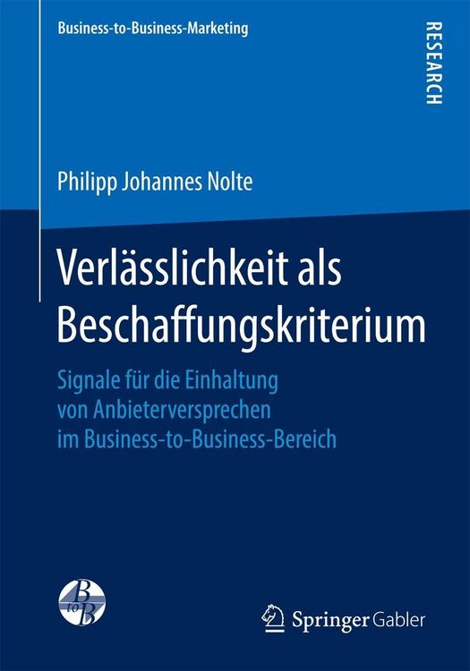 Produktbild: Verl&auml;sslichkeit als Beschaffungskriterium