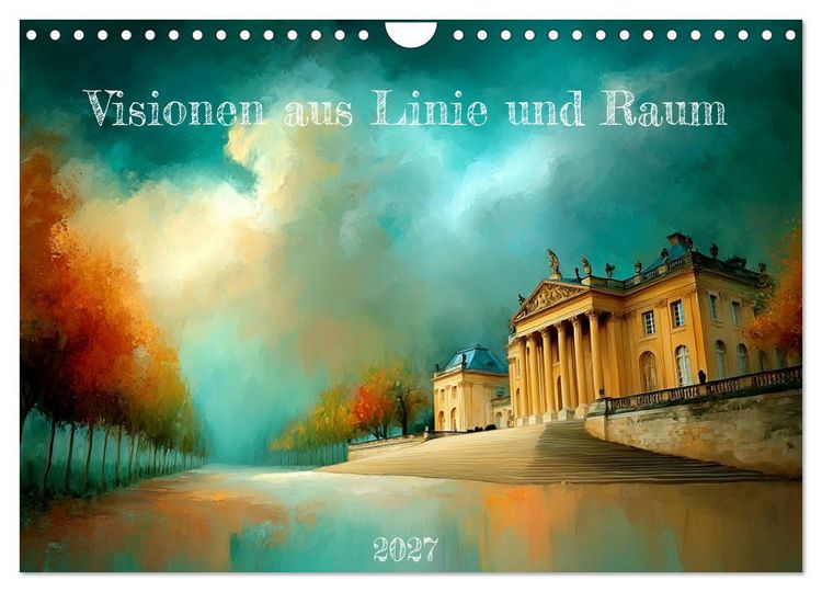 Produktbild: Visionen aus Linie und Raum (Wandkalender 2027 DIN A4 quer), CALVENDO Monatskalender