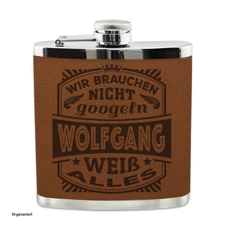 Produktbild: HTI-Living Echter Kerl Flachmann Wolfgang Echter Kerl Flachmann Wolfgang