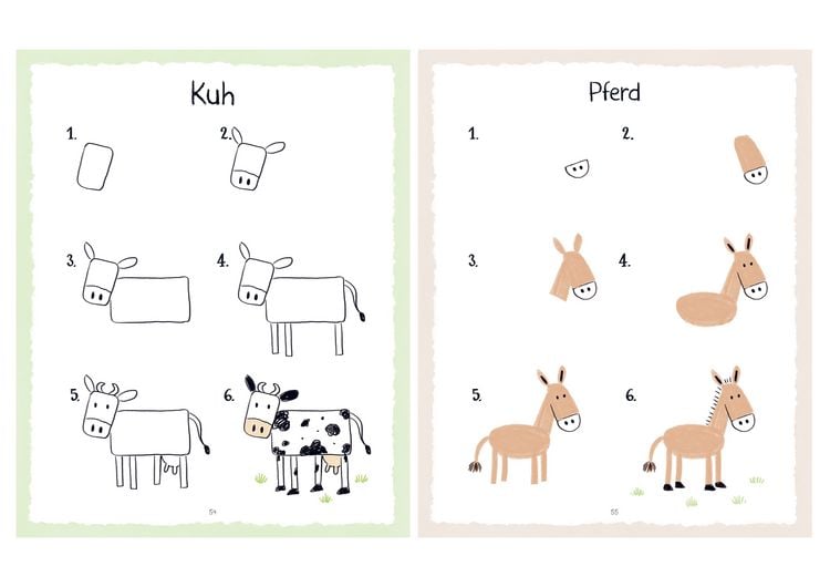 Produktbild: Meine erste Mal- und Zeichenschule - Tiere. Ab 4 Jahren