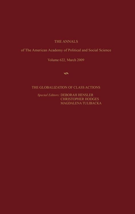 Produktbild: The Globalization of Class Actions