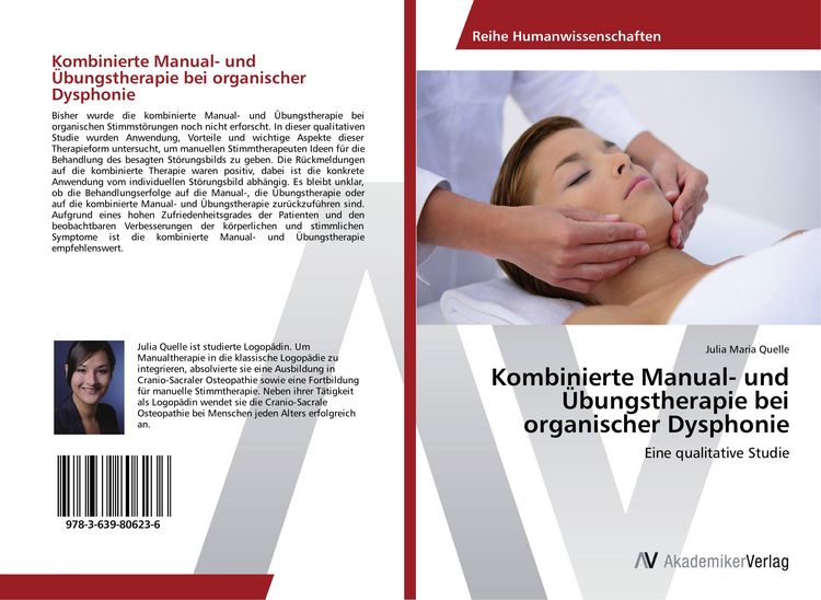 Produktbild: Kombinierte Manual- und &Uuml;bungstherapie bei organischer Dysphonie