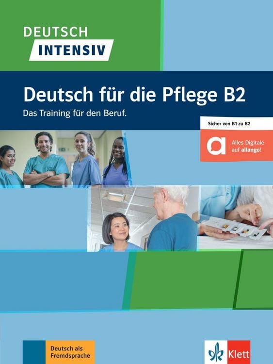 Produktbild: Deutsch intensiv Deutsch f&uuml;r die Pflege B2.  Buch + Online