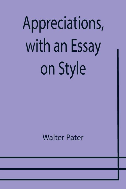 Produktbild: Appreciations, with an Essay on Style