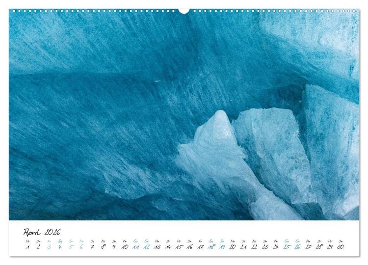 Produktbild: Eiswelten Morteratsch (hochwertiger Premium Wandkalender 2026 DIN A2 quer), Kunstdruck in Hochglanz