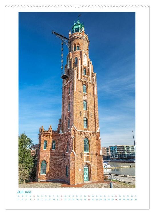 Produktbild: Leuchtt&uuml;rme - Licht ins Dunkel (Wandkalender 2026 DIN A2 hoch), CALVENDO Monatskalender