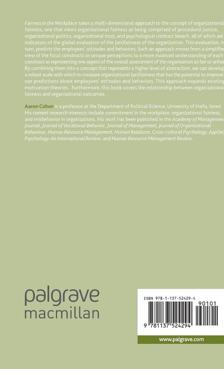 Produktbild: Fairness in the Workplace