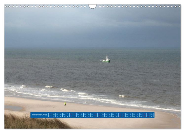 Produktbild: Ein Tag am Meer - Impressionen von der Insel Sylt (Wandkalender 2026 DIN A3 quer), CALVENDO Monatskalender