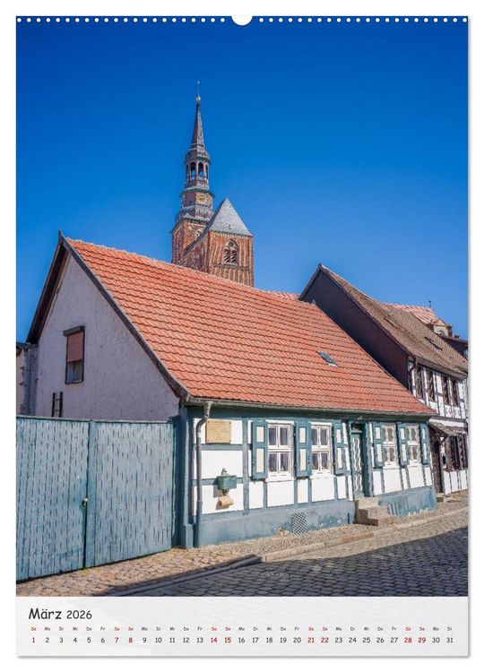 Produktbild: Tangerm&uuml;nde - Historische Altstadt an der Elbe (Wandkalender 2026 DIN A2 hoch), CALVENDO Monatskalender