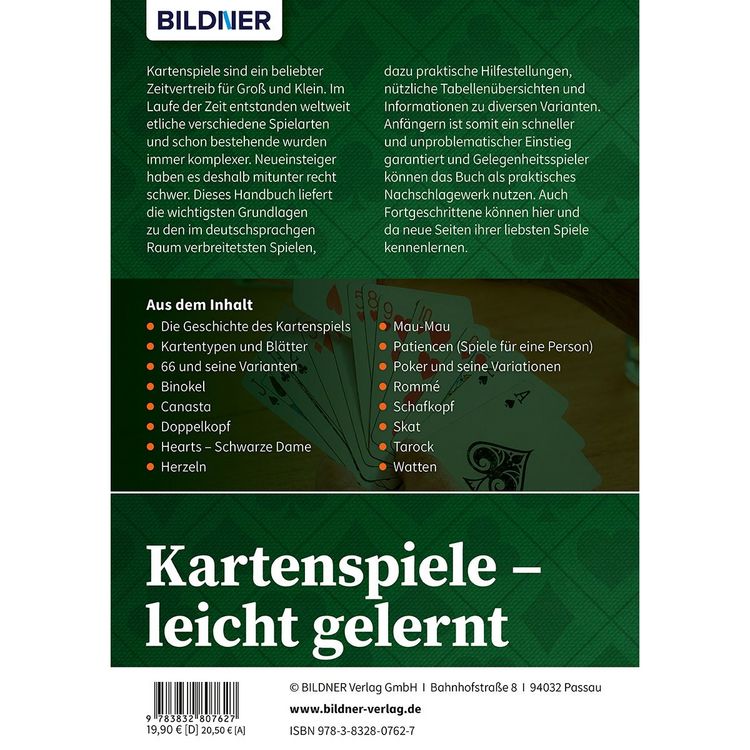 Produktbild: Kartenspiele &ndash; leicht gelernt
