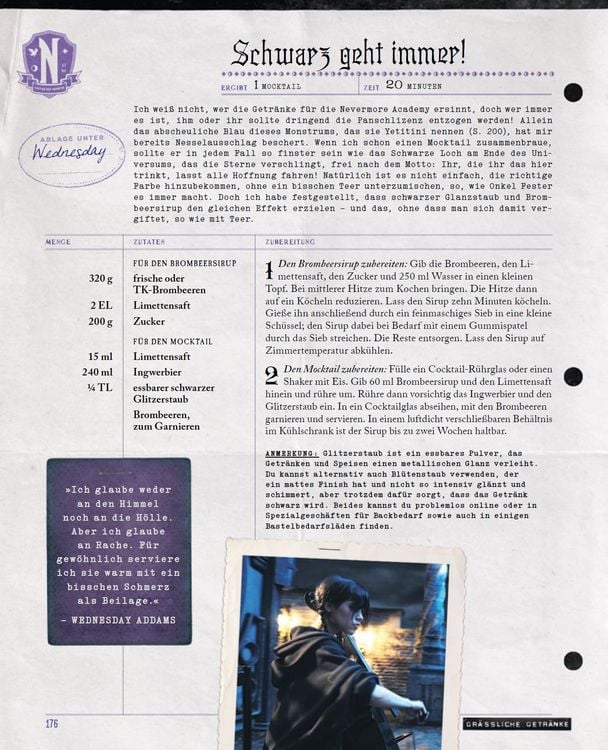 Produktbild: Das offizielle Wednesday-Kochbuch