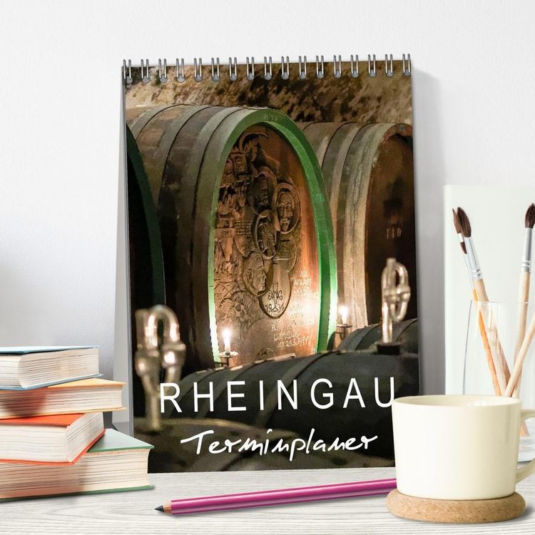 Produktbild: Rheingau Terminplaner (Tischkalender 2027 DIN A5 hoch), CALVENDO Monatskalender