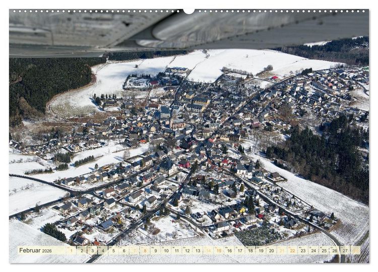 Produktbild: Oberfranken aus der Vogelperspektive (hochwertiger Premium Wandkalender 2026 DIN A2 quer), Kunstdruck in Hochglanz