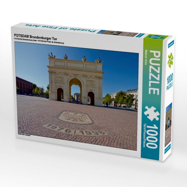 Produktbild: CALVENDO Puzzle POTSDAM Brandenburger Tor | 1000 Teile Lege-Gr&ouml;&szlig;e 64x48cm Foto-Puzzle f&uuml;r gl&uuml;ckliche Stunden