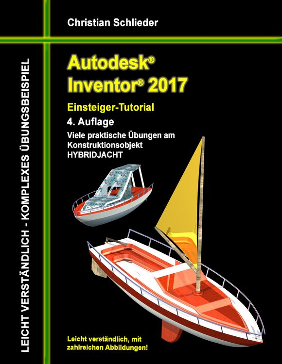 Produktbild: Autodesk Inventor 2017 - Einsteiger-Tutorial Hybridjacht