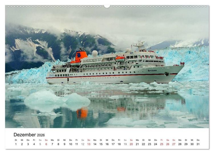 Produktbild: Expeditions-Kreuzfahrten MS BREMEN und MS HANSEATIC (Wandkalender 2026 DIN A2 quer), CALVENDO Monatskalender