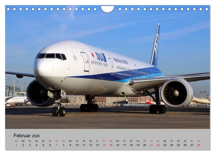 Produktbild: Welt der Flugzeuge - Faszination Luftfahrt 2026 (Wandkalender 2026 DIN A4 quer), CALVENDO Monatskalender
