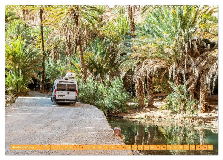 Produktbild: MAROKKO per WOHNMOBIL (hochwertiger Premium Wandkalender 2026 DIN A2 quer), Kunstdruck in Hochglanz