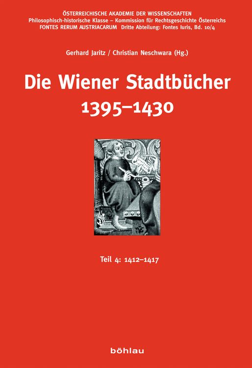 Produktbild: Die Wiener Stadtb&uuml;cher 1395-1430