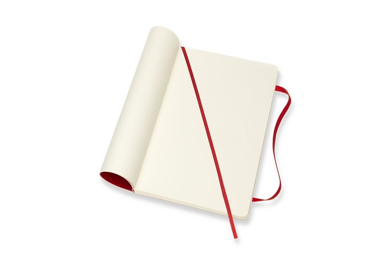 Produktbild: MOLESKINE NOTIZBUCH L/A5, BLANKO, SOFT COVER, SCHARLACHROT