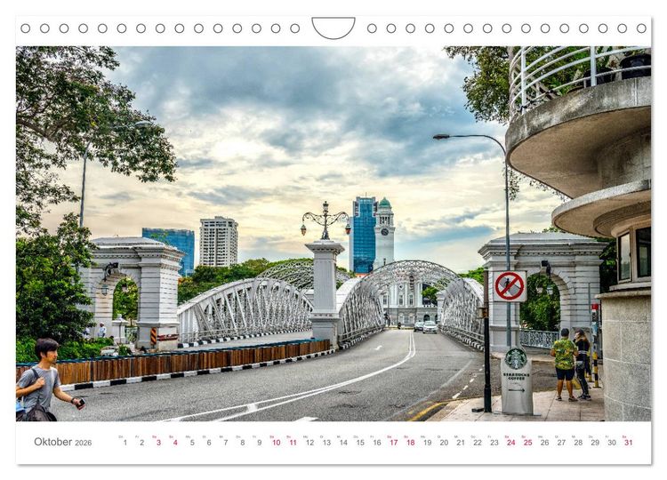 Produktbild: Singapur, Metropole in Asien (Wandkalender 2026 DIN A4 quer), CALVENDO Monatskalender