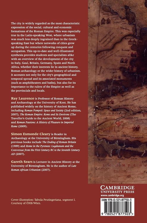 Produktbild: The City in the Roman West, c.250 BC-c.AD 250