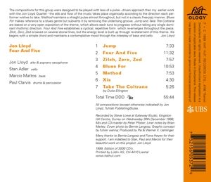 Produktbild: Lloyd/Adler/Mattos/Clarvis: Four And Five