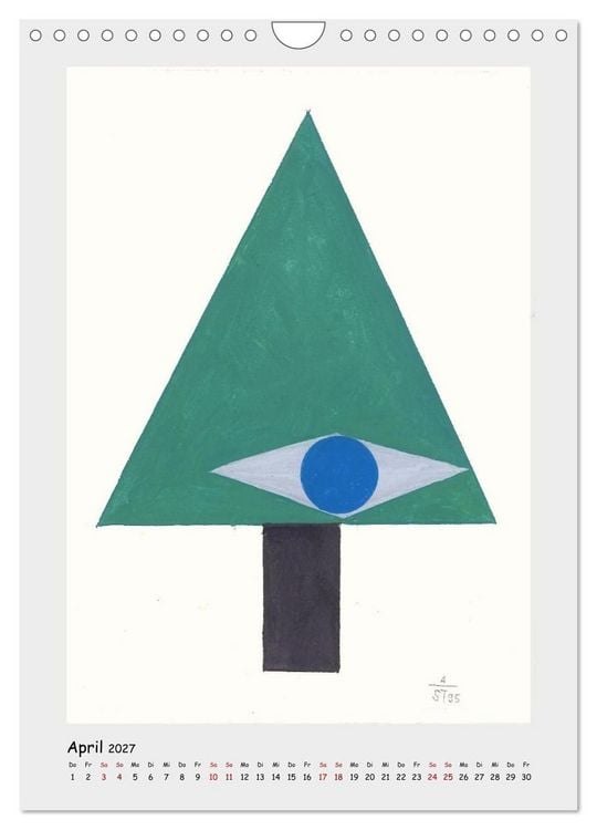 Produktbild: Anton Stankowski. B&auml;ume (Wandkalender 2027 DIN A4 hoch), CALVENDO Monatskalender