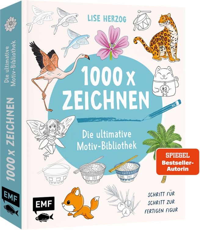Produktbild: Die ultimative Motiv-Bibliothek &ndash;&nbsp;1000 x zeichnen
