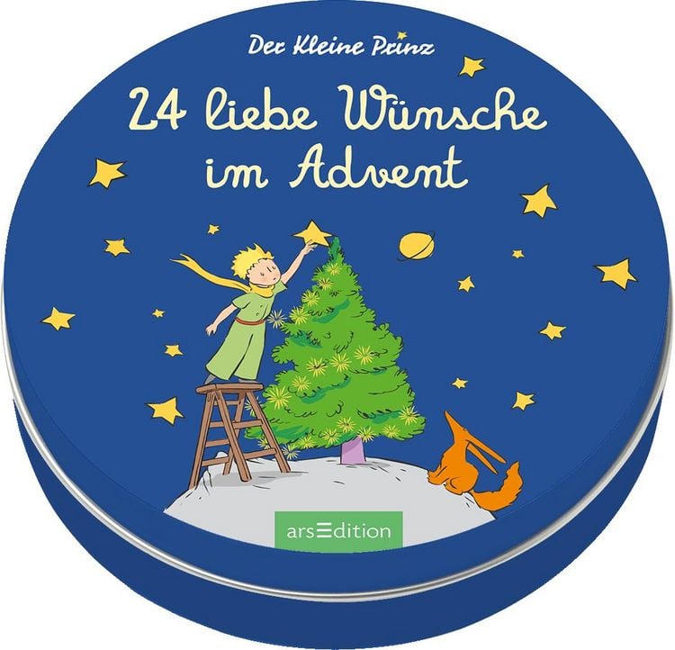 Produktbild: Adventskalender in der Dose. Der Kleine Prinz. 24 liebe W&uuml;nsche im Advent