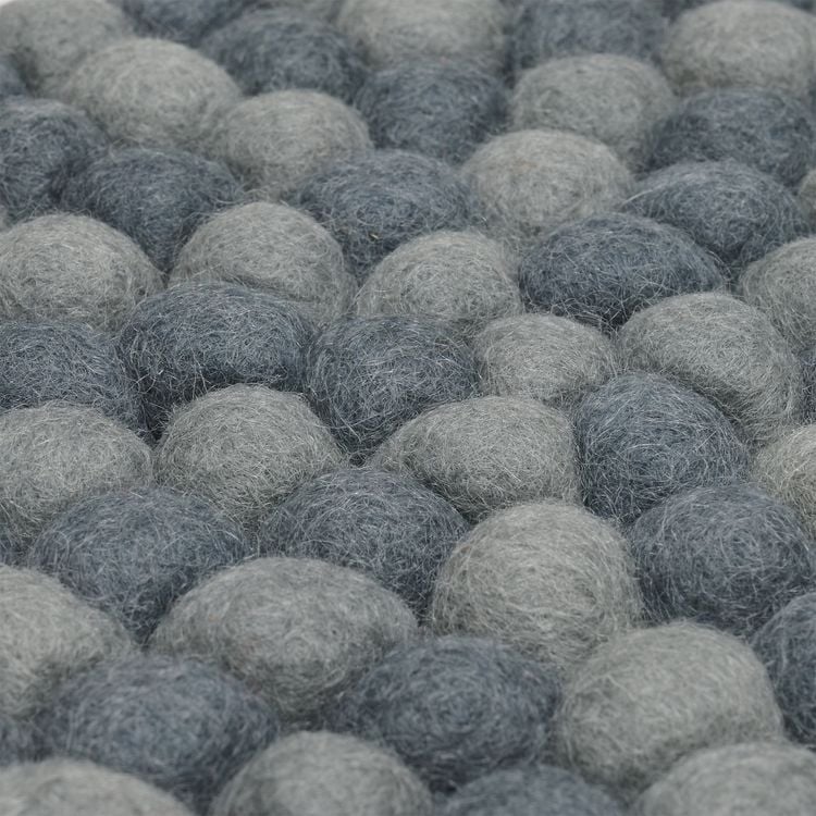 Produktbild: Filzuntersetzer Dots "Early Grey"