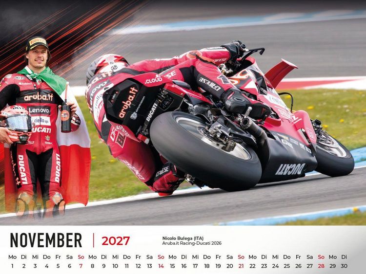 Produktbild: The Best of Ducati im Rennsport Kalender 2027