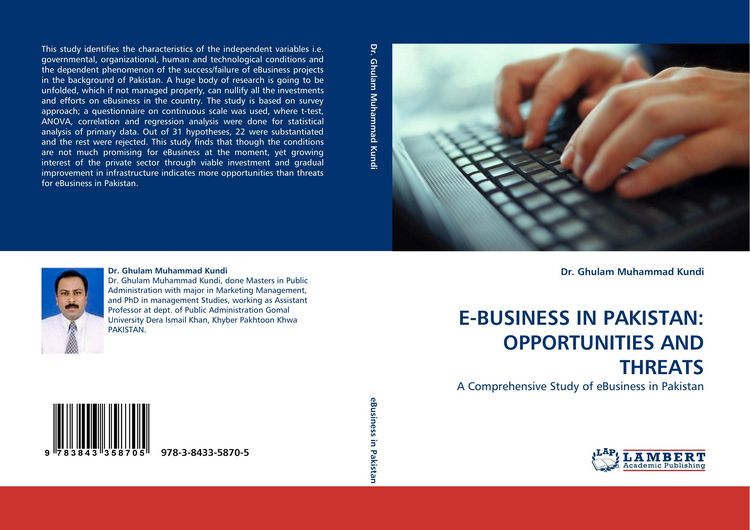 Produktbild: E-Business in Pakistan: Opportunities and Threats